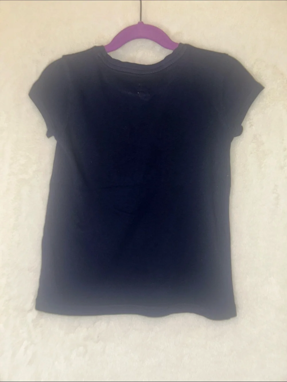 Gapkid’s Navy T-Shirt with Pink Butterfly Graphic